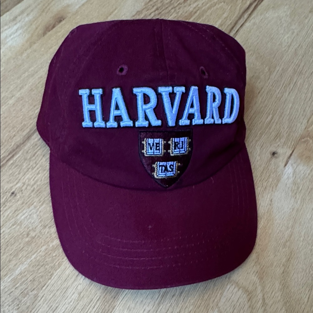 Harvard Maroon Cap- NEW- purchased at Harvard Square 100% cotton adjustable